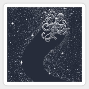 Starry Octopus Sticker